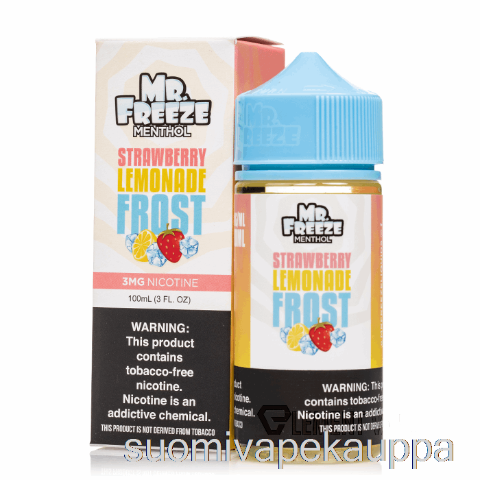 Vape Netistä Mansikka Limonadi Frost - Mr Freeze - 100ml 6mg